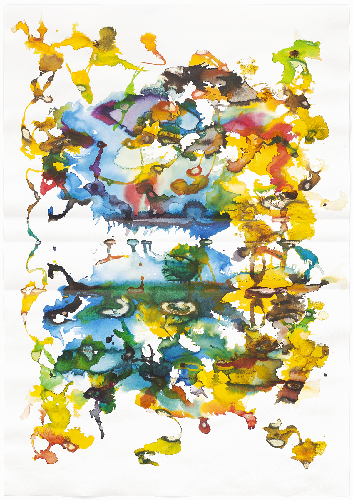  „Roschatri 4“, Tusche, Papier, 70 x 100 cm 