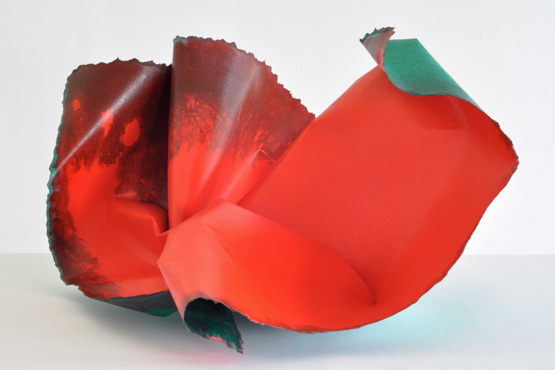  “Rider #3”, ink, acryilc, paper, 34 x 66 x 46 cm 